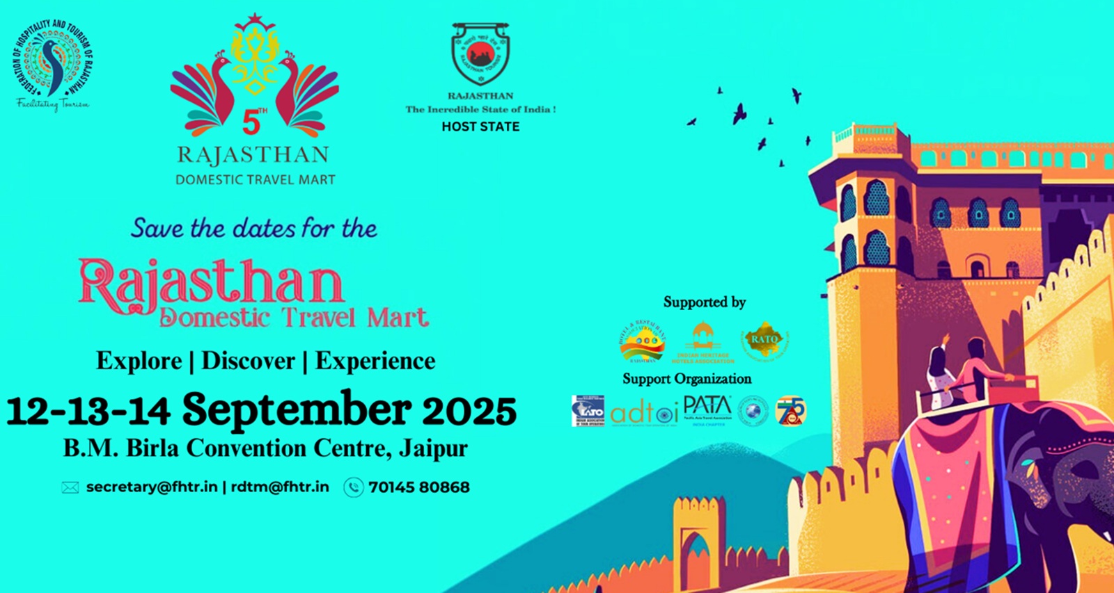 RDTM 2025 to be Held in Jaipur from 12th to 14th September