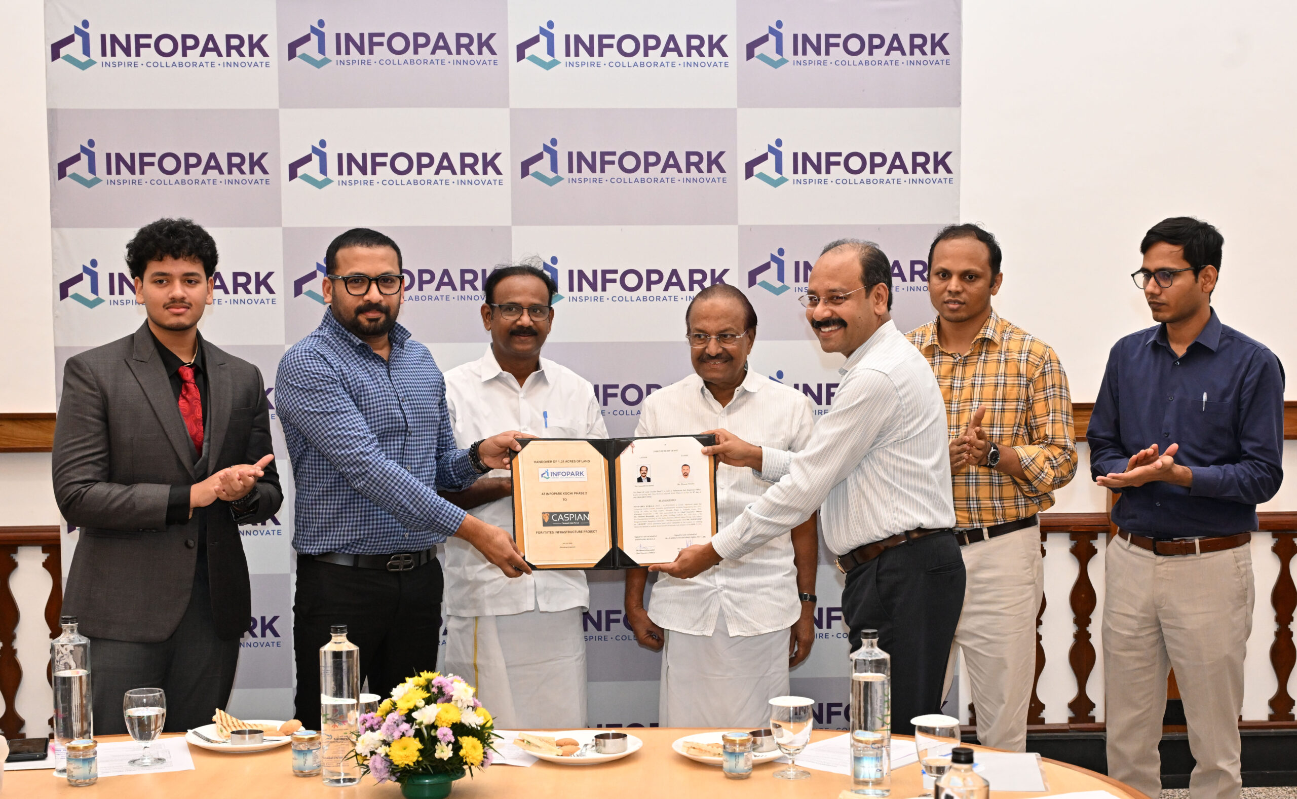 New IT Tower ‘Polaris’ at Infopark Kochi Phase II; Land Handed Over to Caspian Techparks